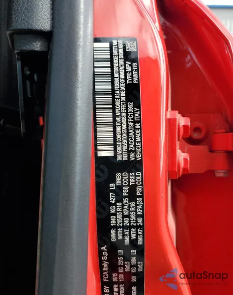 2015 Jeep Renegade Sport из США, поврежденный, VIN ZACCJAAT9FPC13962